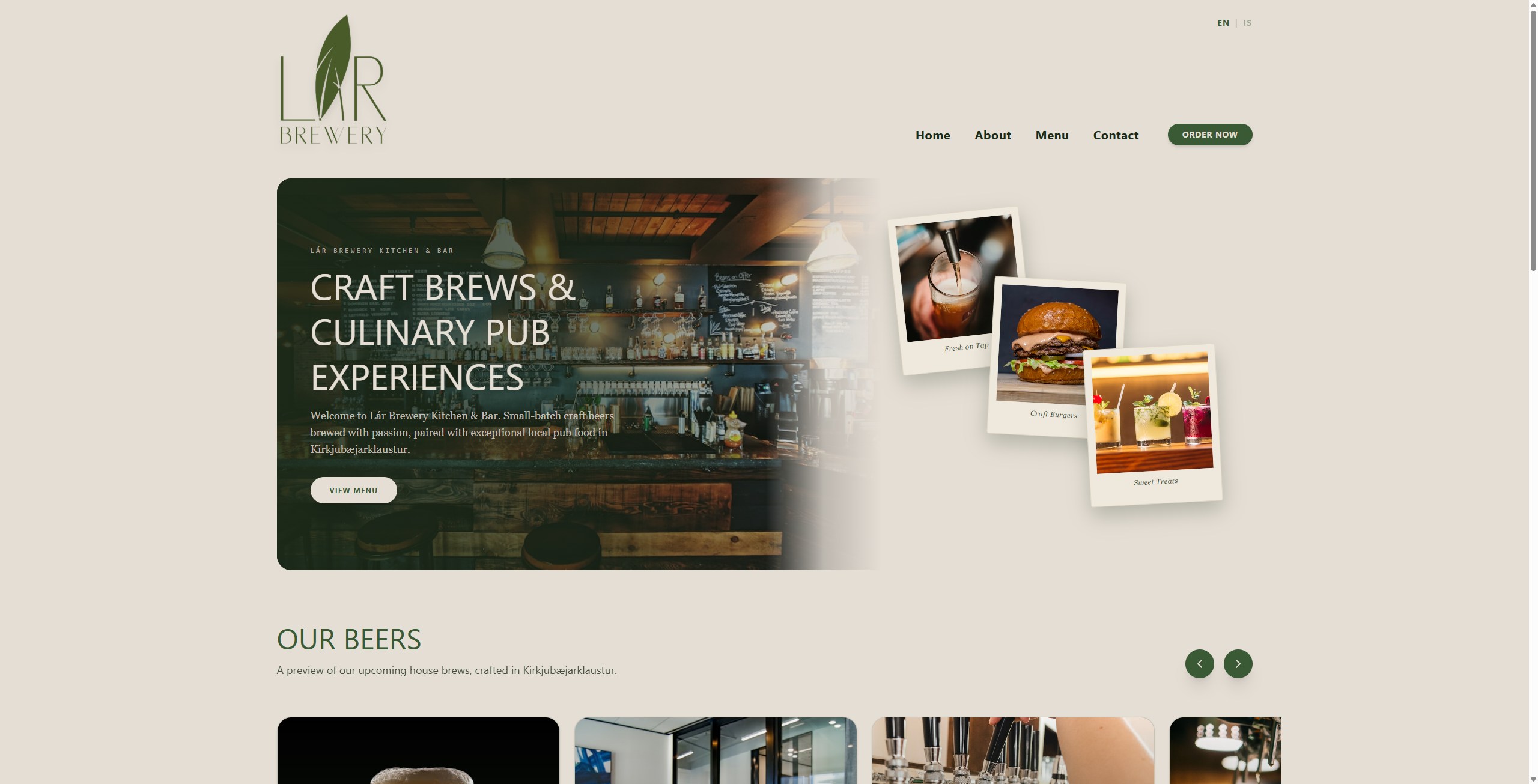 Restaurant Website